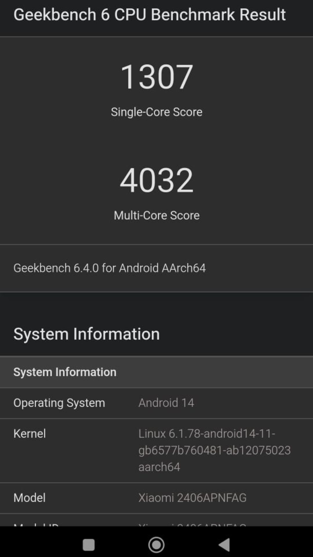 Geekbench Xiaomi 14T