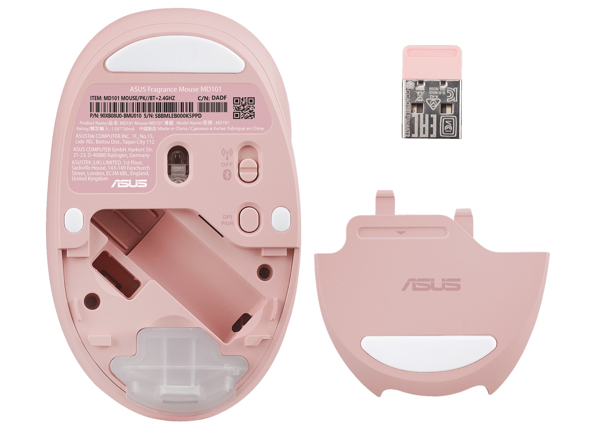 asus fragrance mouse bottom