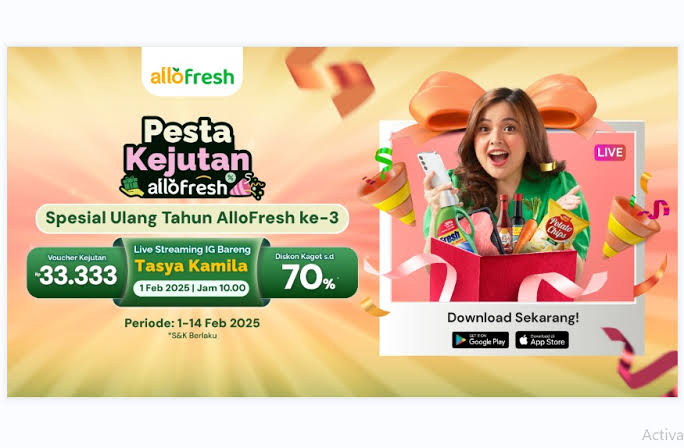 Promo Hut Ke-3 AlloFresh