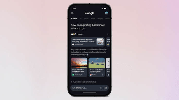 AI Mode adds a dedicated search chatbot to Google
