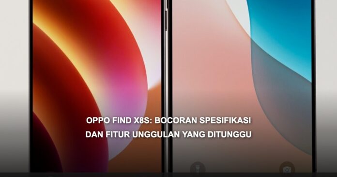 Desain Oppo Find X8S dengan bezel ultra-tipis dan layar modern