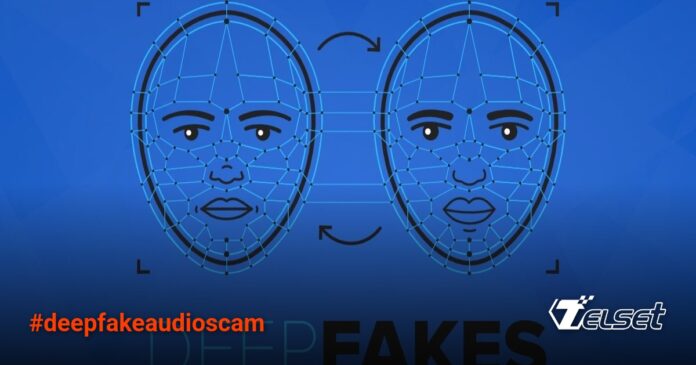 Ilustrasi deepfake audio scam yang menargetkan keluarga