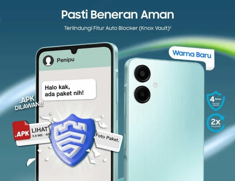Knox Vault dan Auto Blocker: Ini Alasan Galaxy A06 Jadi Smartphone Aman di Harga Sejutaan