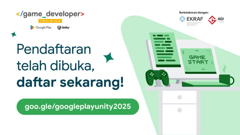 Google Play x Unity Game Developer Training Program 2025 Resmi Diluncurkan