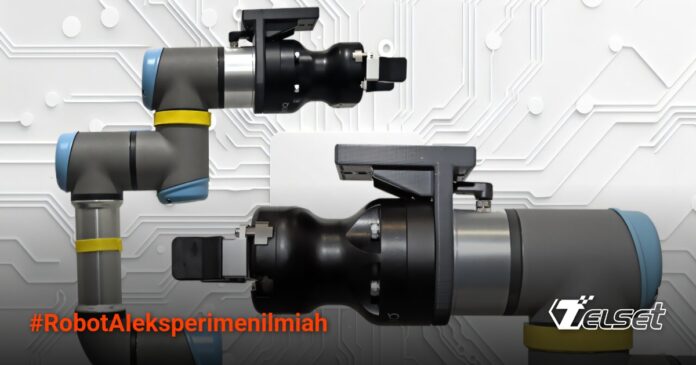 Robot AI bekerja di laboratorium penelitian sinar-X