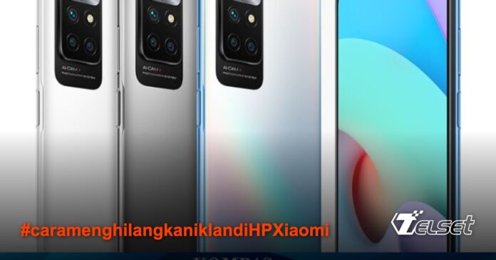 Ilustrasi iklan di smartphone Xiaomi