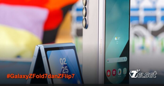 Galaxy Z Fold7 (kiri) dan Galaxy Z Flip7 (kanan) dalam sertifikasi UL Demko