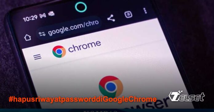 Ilustrasi keamanan password di Google Chrome