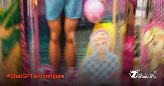 Action figure hasil generasi AI ChatGPT dengan wajah pengguna