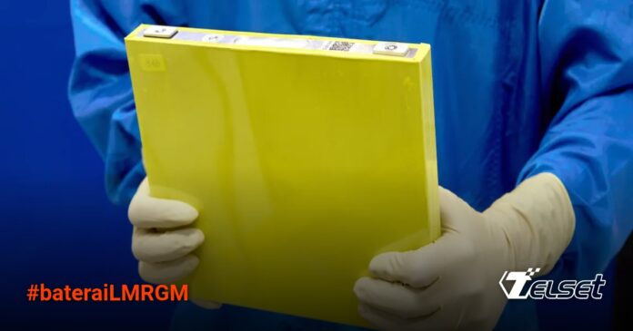 Prototipe baterai LMR GM dengan teknologi lithium-manganese-rich untuk kendaraan listrik masa depan