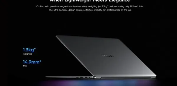 Tecno Megabook S16 laptop 16 inch tipis dengan layar bezel tipis di Computex 2025