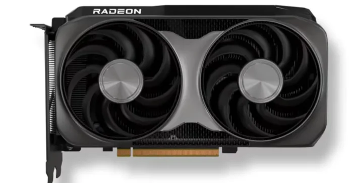 AMD Radeon RX 9060 XT GPU baru dengan desain modern dan pendingin ganda