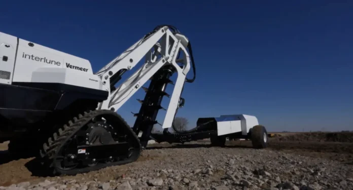 Prototipe ekskavator bulan untuk menambang helium-3 karya Interlune dan Vermeer