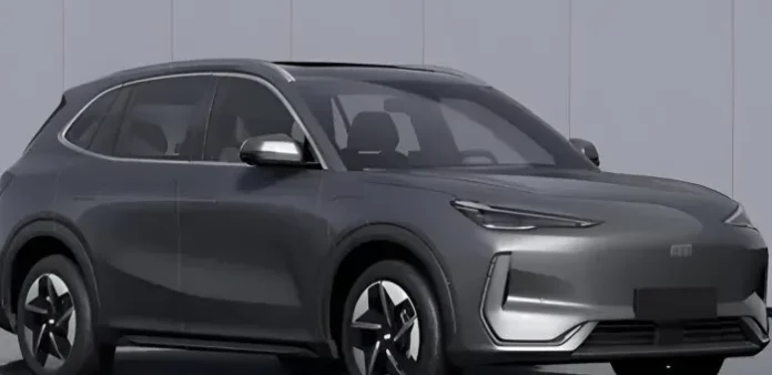 Geely Galaxy E5 EX5 SUV listrik dengan desain modern dan lampu LED slim