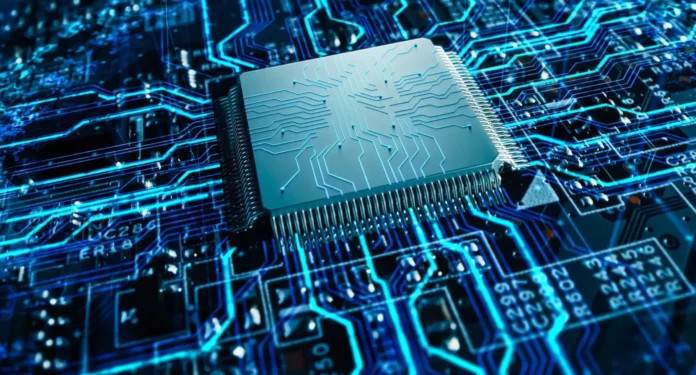 Ilustrasi prosesor Hygon C86-5G buatan China dengan 128 core