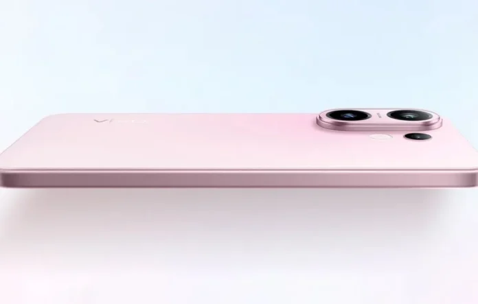 Ilustrasi smartphone Vivo S30 dengan desain compact dan kamera periskop