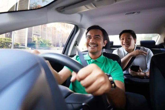 ilustrasi inDrive aplikasi ride-hailing