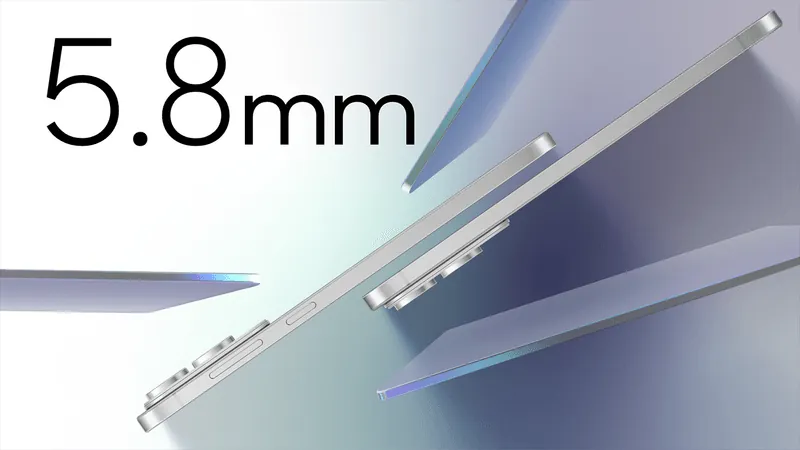 Galaxy S25 Edge body tipis 5.8mm