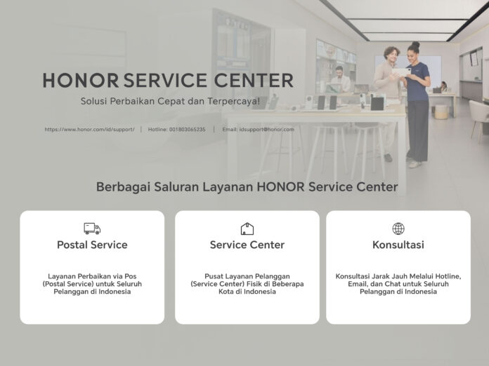 HONOR Perluas Layanan Purna Jual di Indonesia, Siap Dukung Pengguna