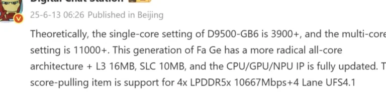 MediaTek Dimensity 9500 Bocor: Skor Geekbench Tembus 11.000!