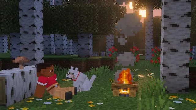 Screenshot mode foto Vibrant Memories di Minecraft