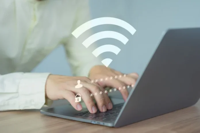ilustrasi cara melihat password WiFi yang terkunci