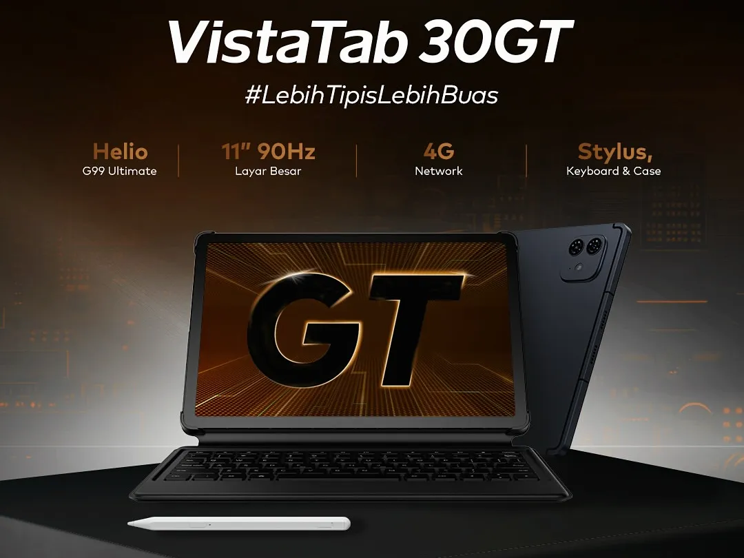 itel VistaTab 30GT: Tablet Tipis dengan Performa Gaming Gahar