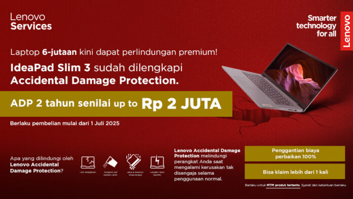 Sambut Tahun Ajaran Baru, Lenovo IdeaPad Slim 3 Kini Dilengkapi Proteksi Premium 2 Tahun
