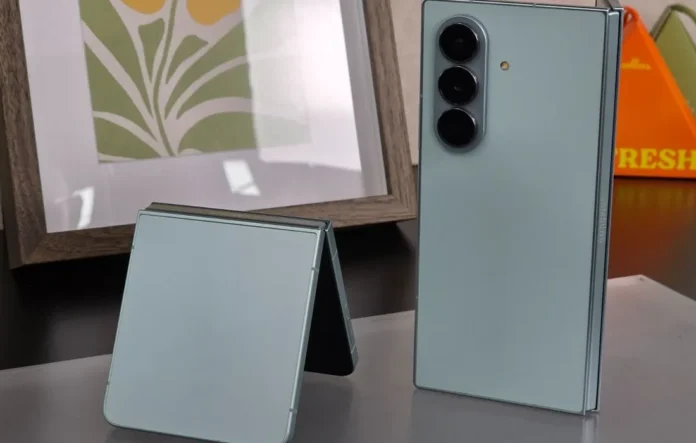 Samsung Galaxy Z Fold 7 dan Z Flip 7 dengan warna eksklusif Mint