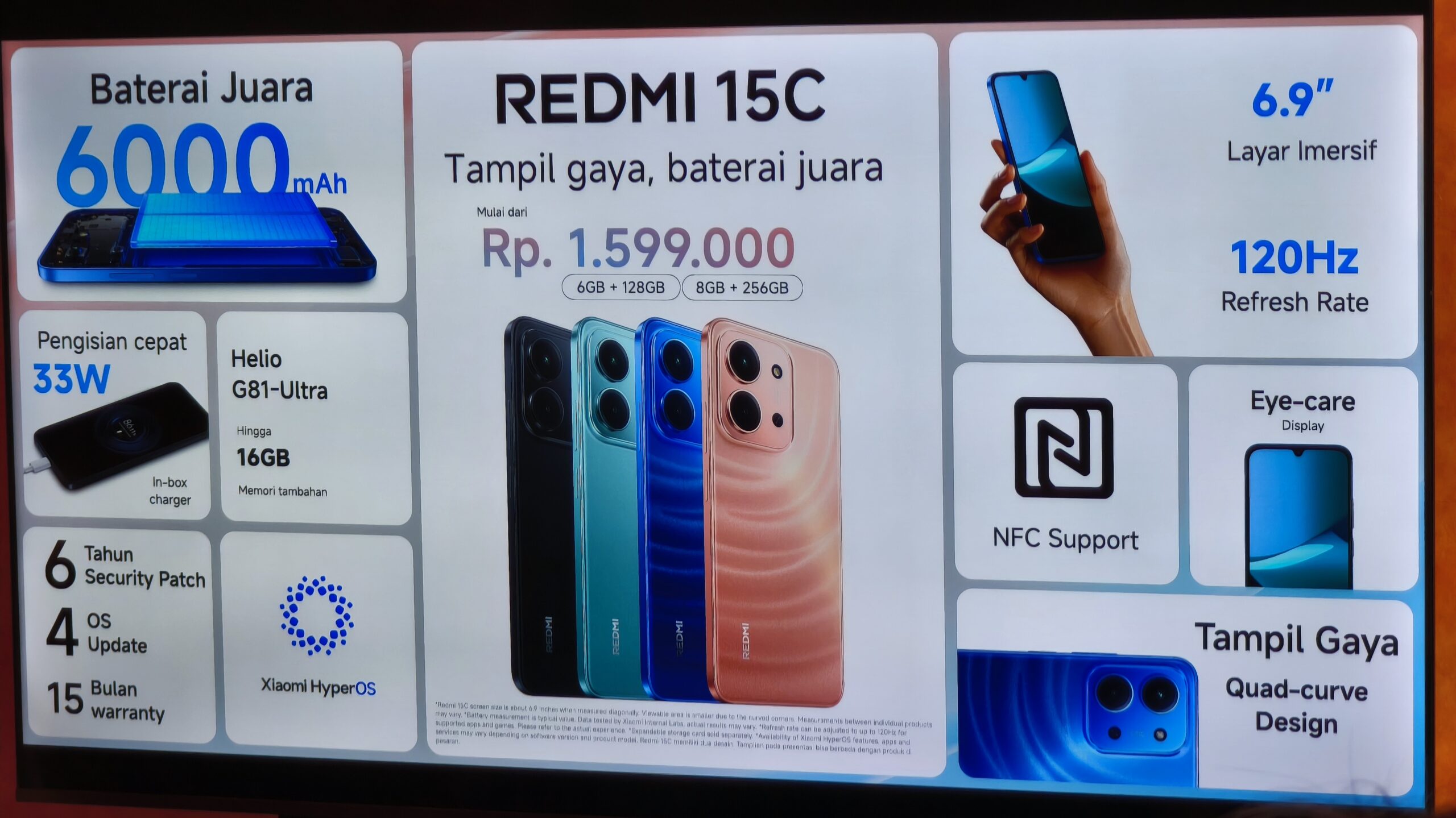 Content image for article: Xiaomi Redmi 15C Resmi di Indonesia: HP Entry-Level dengan Baterai Monster