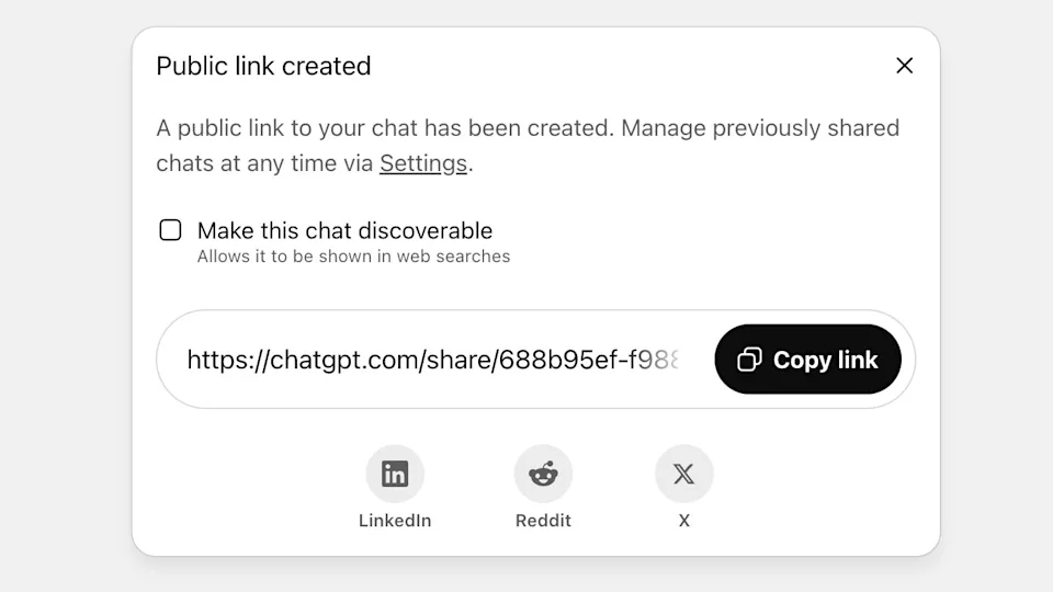 OpenAI Hapus Fitur ChatGPT yang Bikin Obrolan Tampil di Google