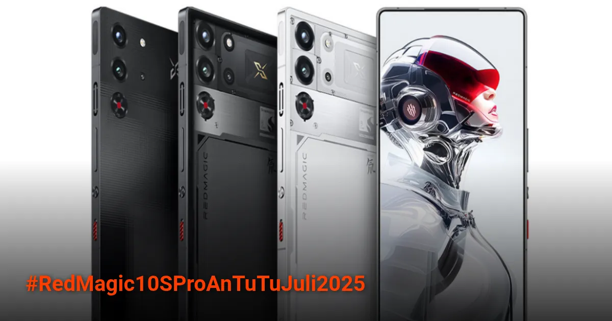 Red Magic 10S Pro+ Kuasai Peringkat AnTuTu Juli 2025, Vivo X200 Ultra di Posisi Kedua
