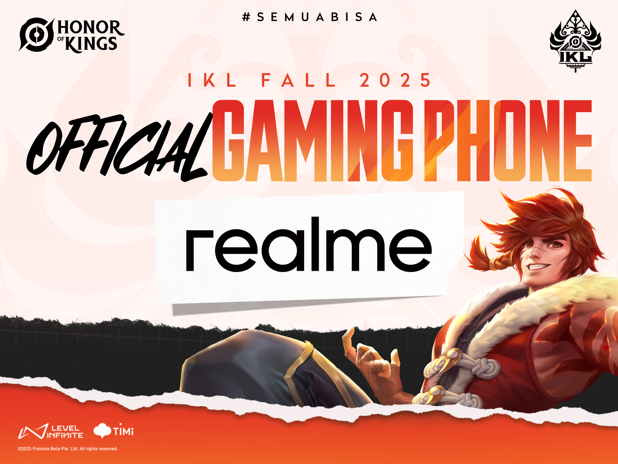 realme Kembali Jadi Official Gaming Phone Honor of Kings Indonesia Kings Laga Fall 2025