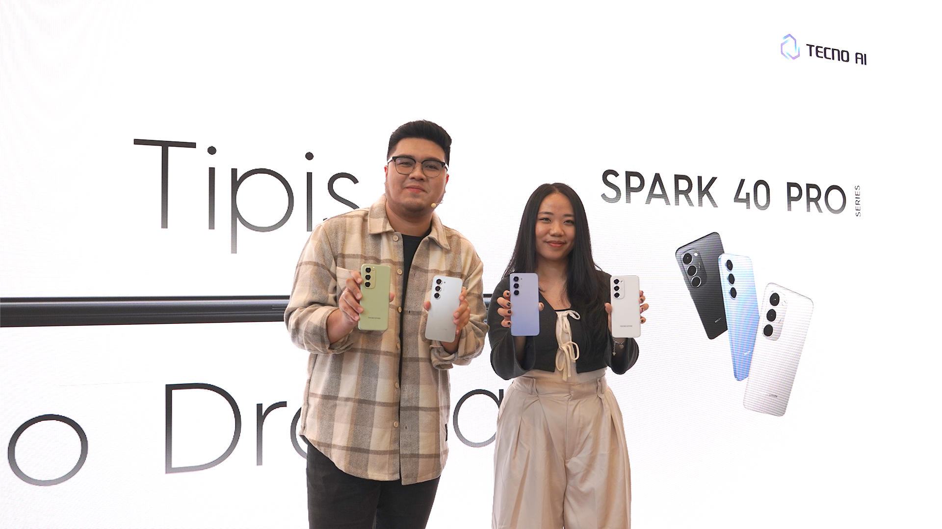 TECNO SPARK 40 Pro Series Resmi di Indonesia, Desain Tipis dengan Performa Tangguh