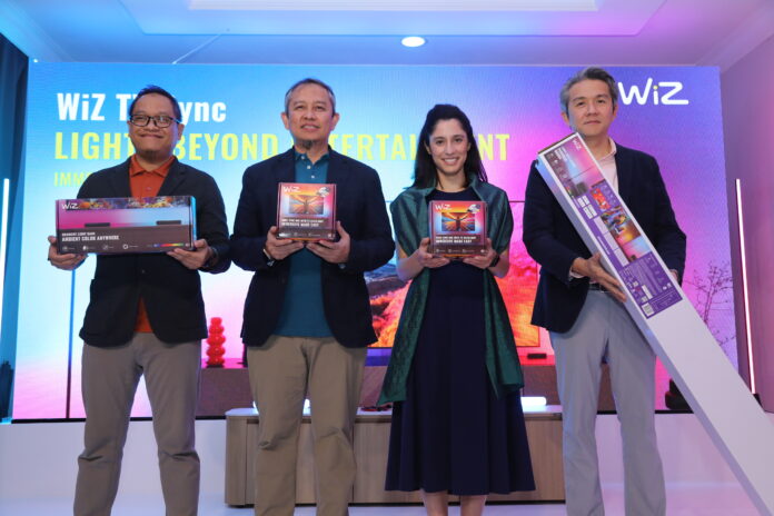 WiZ TV Sync Lights Resmi di Indonesia, Ubah Rumah Jadi Bioskop & Gaming Cafe
