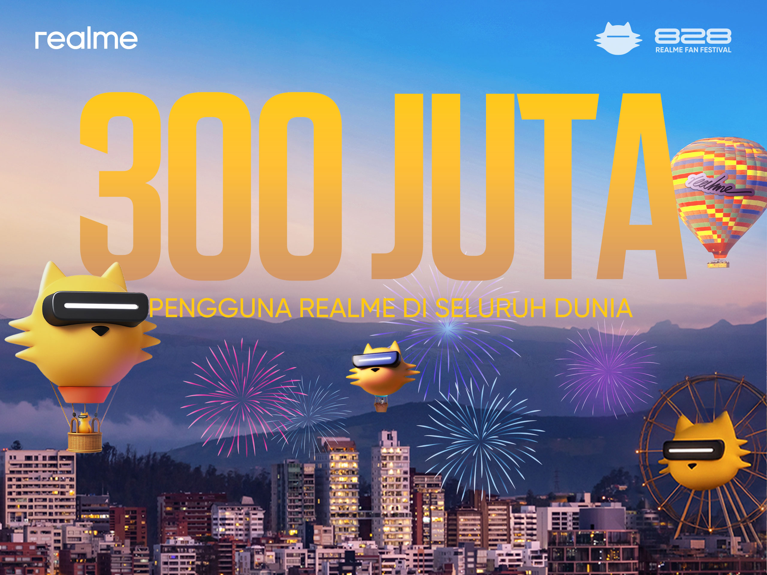 realme Tembus 300 Juta Pengguna Global, Bukti Kesuksesan di Pasar Indonesia
