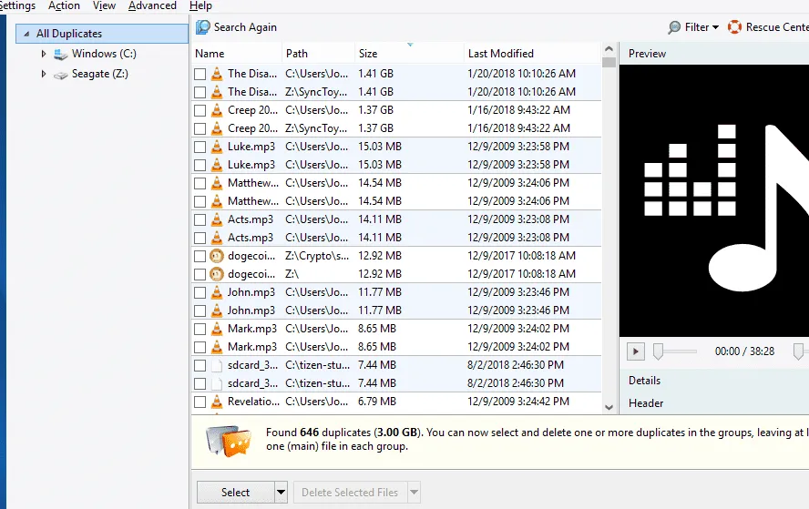 Auslogics Duplicate File Finder