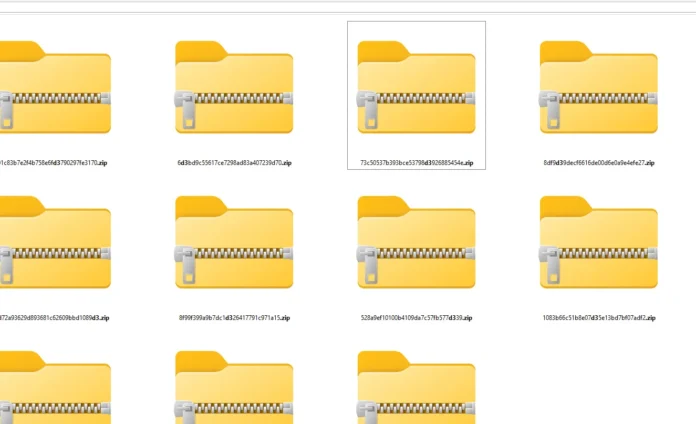 Everything file search program interface