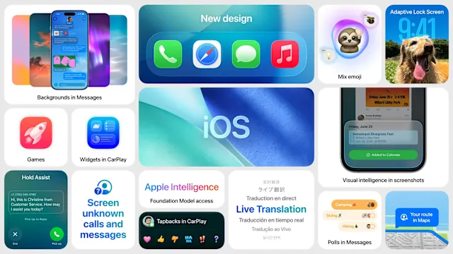 All the new features iOS 26 has to offer.