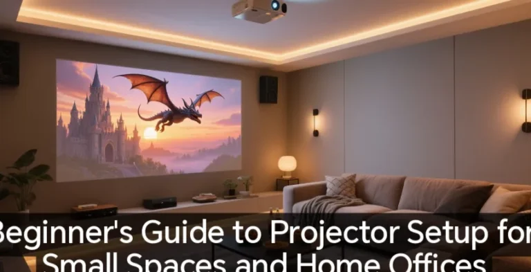 Cara Setting Projector di Ruang Kerja Kecil untuk WFH dan Hiburan