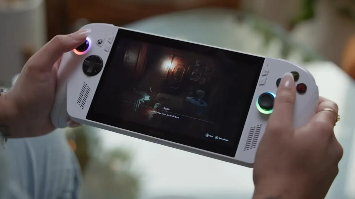 Ilustrasi teknologi shader delivery pada handheld gaming