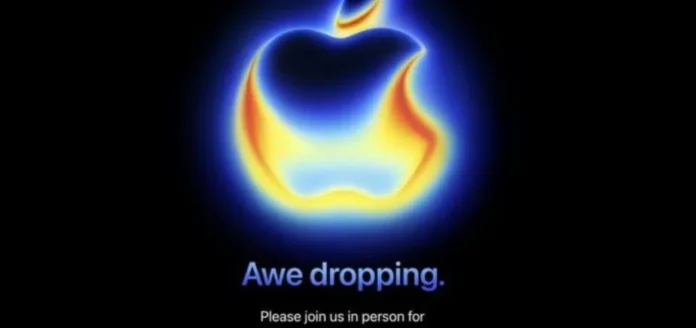 Undangan acara peluncuran iPhone 17 Apple dengan tema 