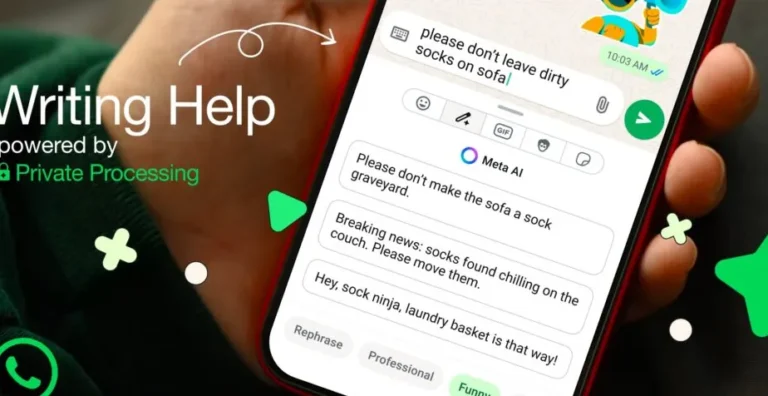 WhatsApp Luncurkan Writing Help, Fitur AI dengan Privasi Maksimal WhatsApp Luncurkan Writing Help, Fitur AI dengan Privasi Maksimal
