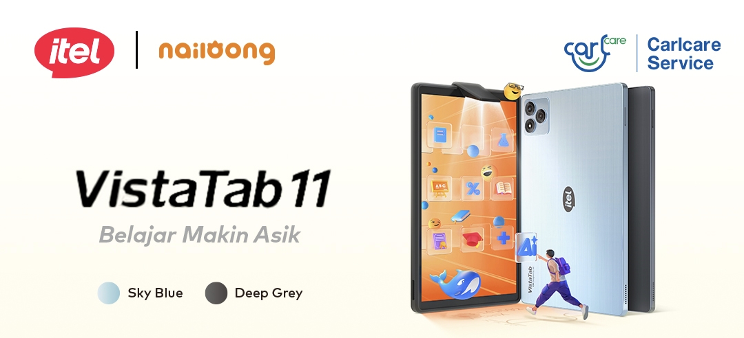 itel VistaTab 11 X Nailoong: Tablet Stylish untuk Belajar Makin Asik
