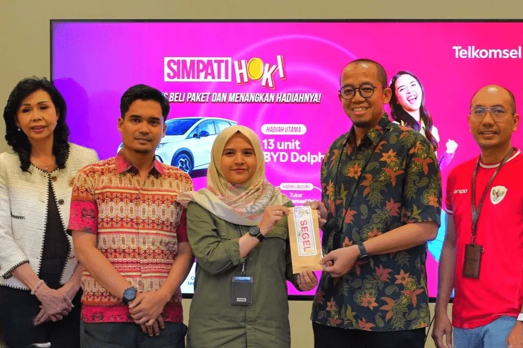 Telkomsel Umumkan 13 Pemenang Mobil Listrik BYD Dolphin di SIMPATI HOKI