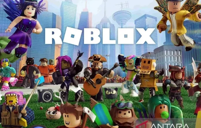 Pemandangan virtual gunung di Roblox untuk pemula dengan jalur pendakian mudah