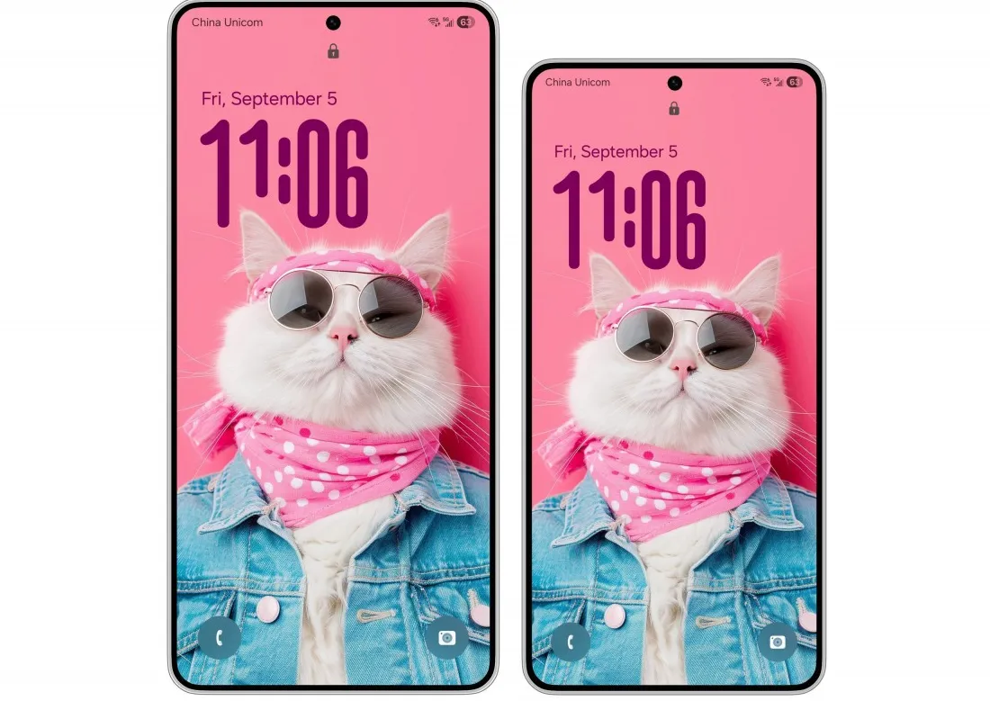 Samsung Galaxy S26 Pro, S26 Edge, and Xiaomi 16 Pro's bezels compared
