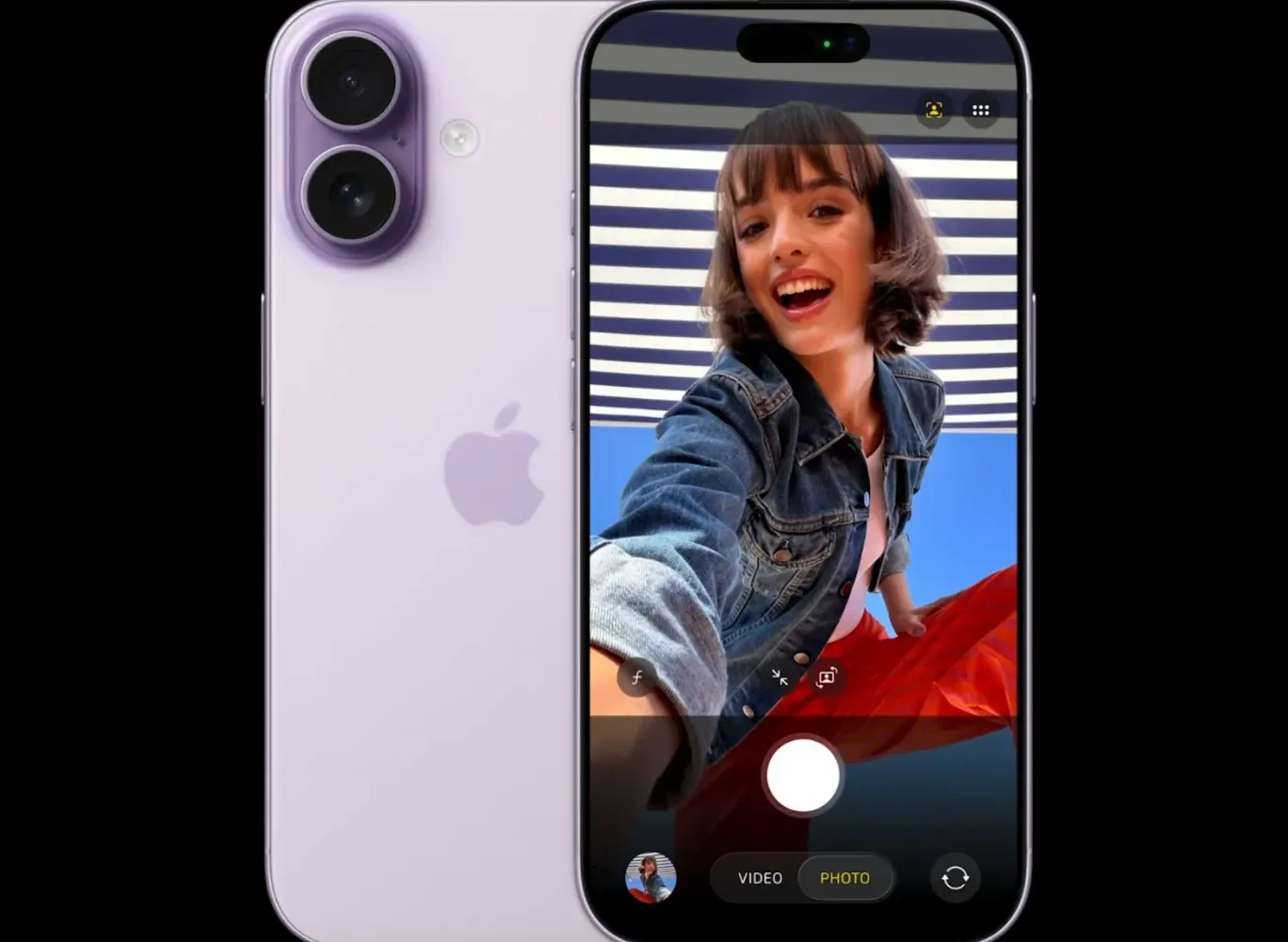 Apple Intelligence will adjust your selfies.. | Image credit — Apple