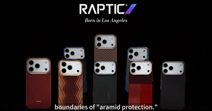 Case Raptic Aramid Fiber untuk iPhone 17 series dengan desain tipis dan anyaman premium