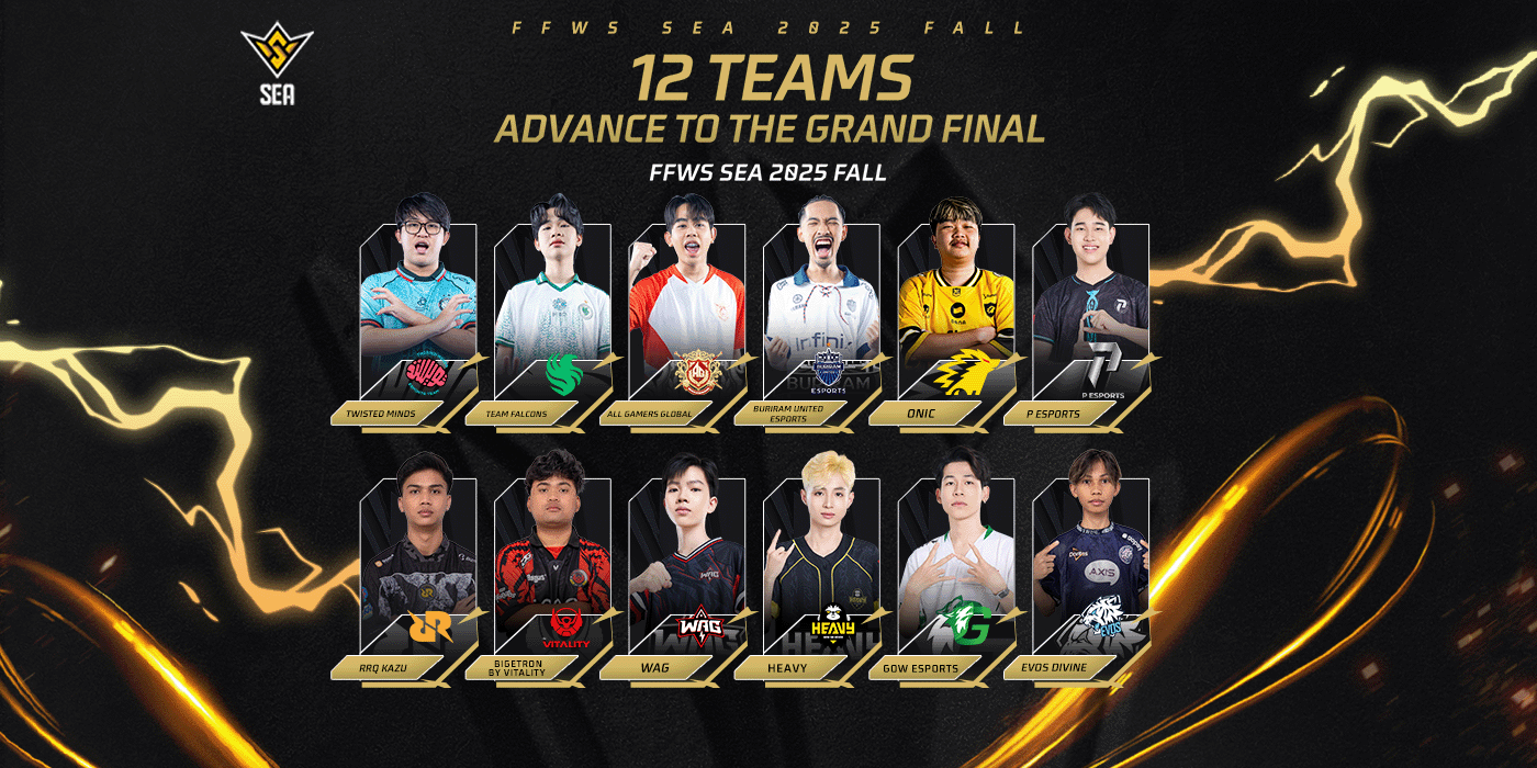 Content image for article: Grand Finals FFWS SEA 2025 Fall: 12 Tim Terkuat Asia Tenggara Bertarung